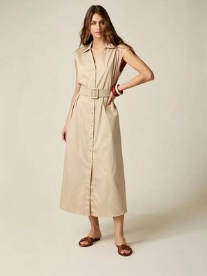 Shirt Dress in Cotton
