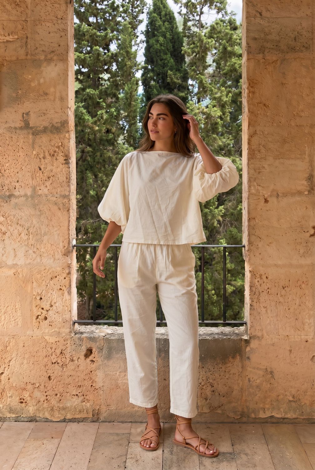 Cotton Top, Colour: Cream