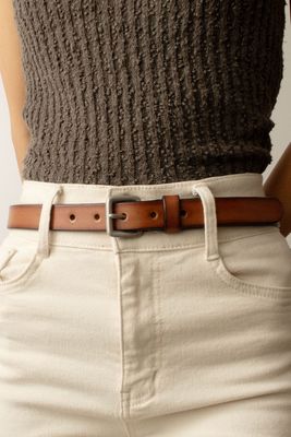 Leather Belt Camel