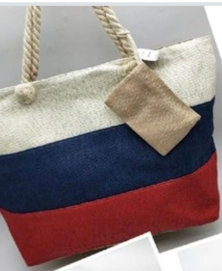 Beach Bag, Colour: Red