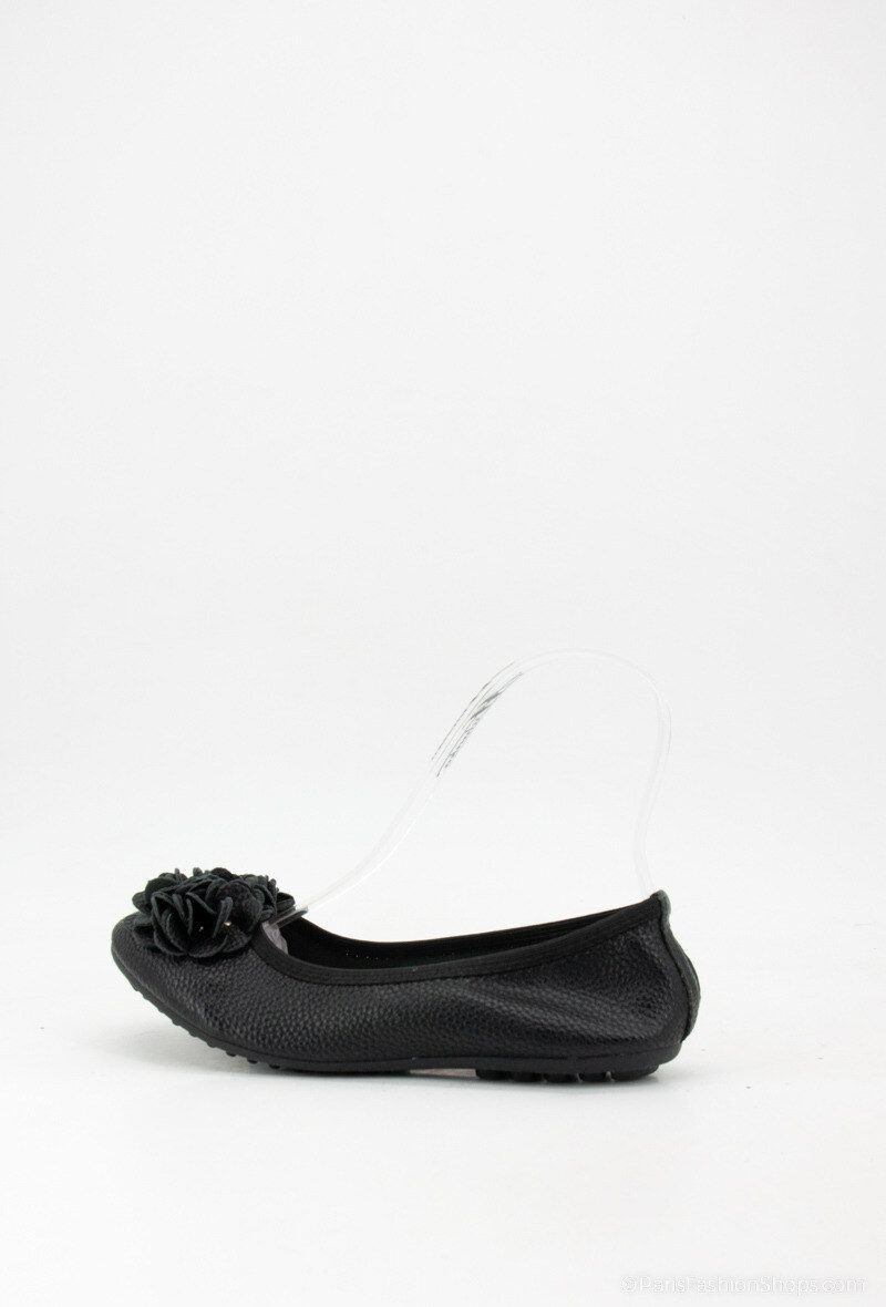 Ballerina Flats in Black