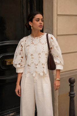 Lace Top Black