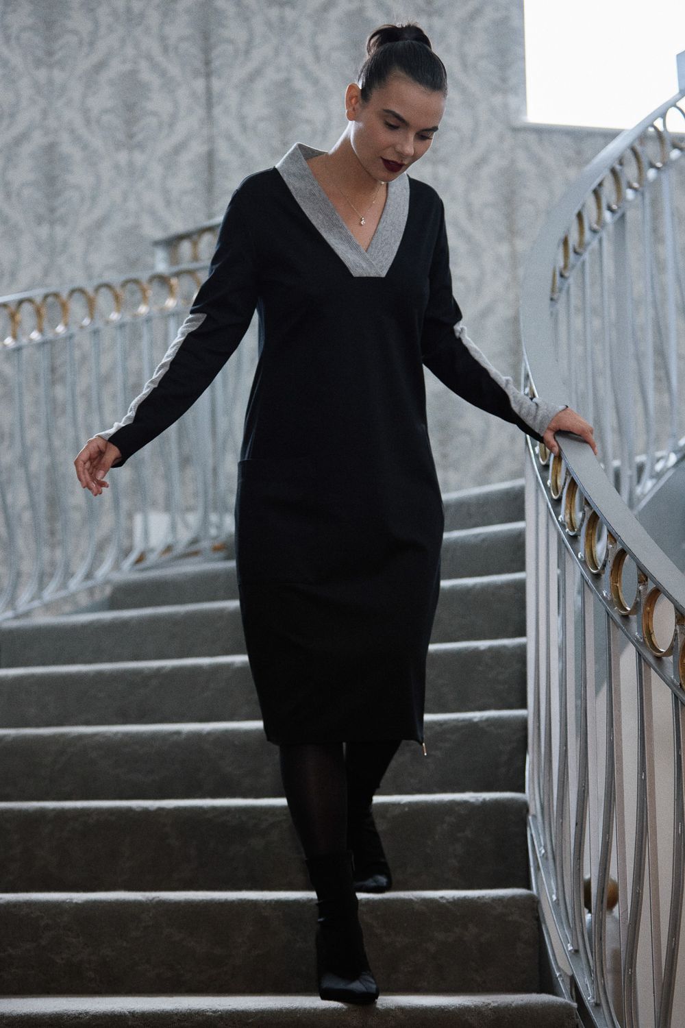 Two Tone Dress by Peruzzi