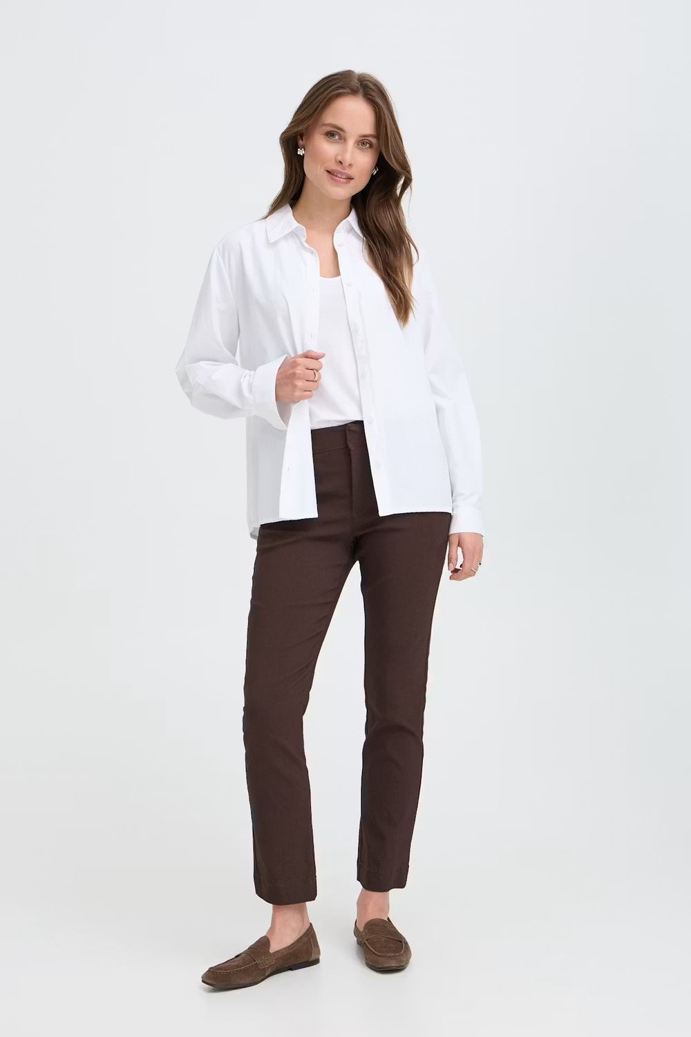 Straight Leg Trousers