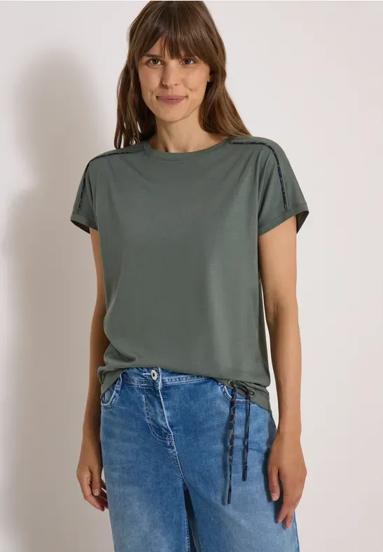 T-Shirt from Cecil in Green