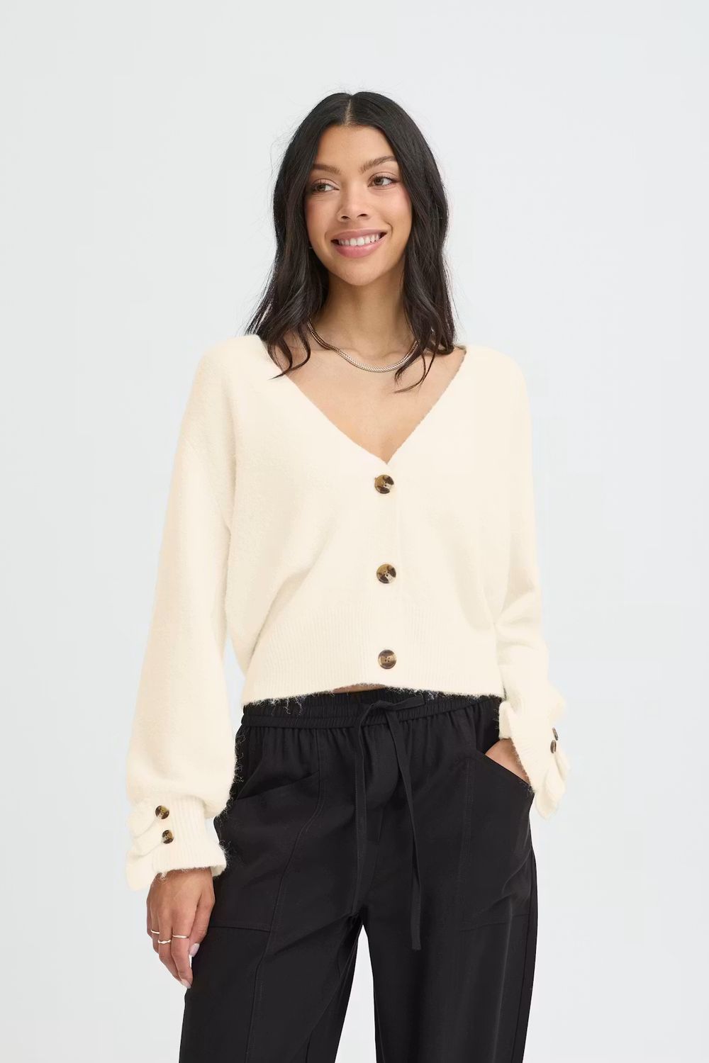Frill Cuff Cardi