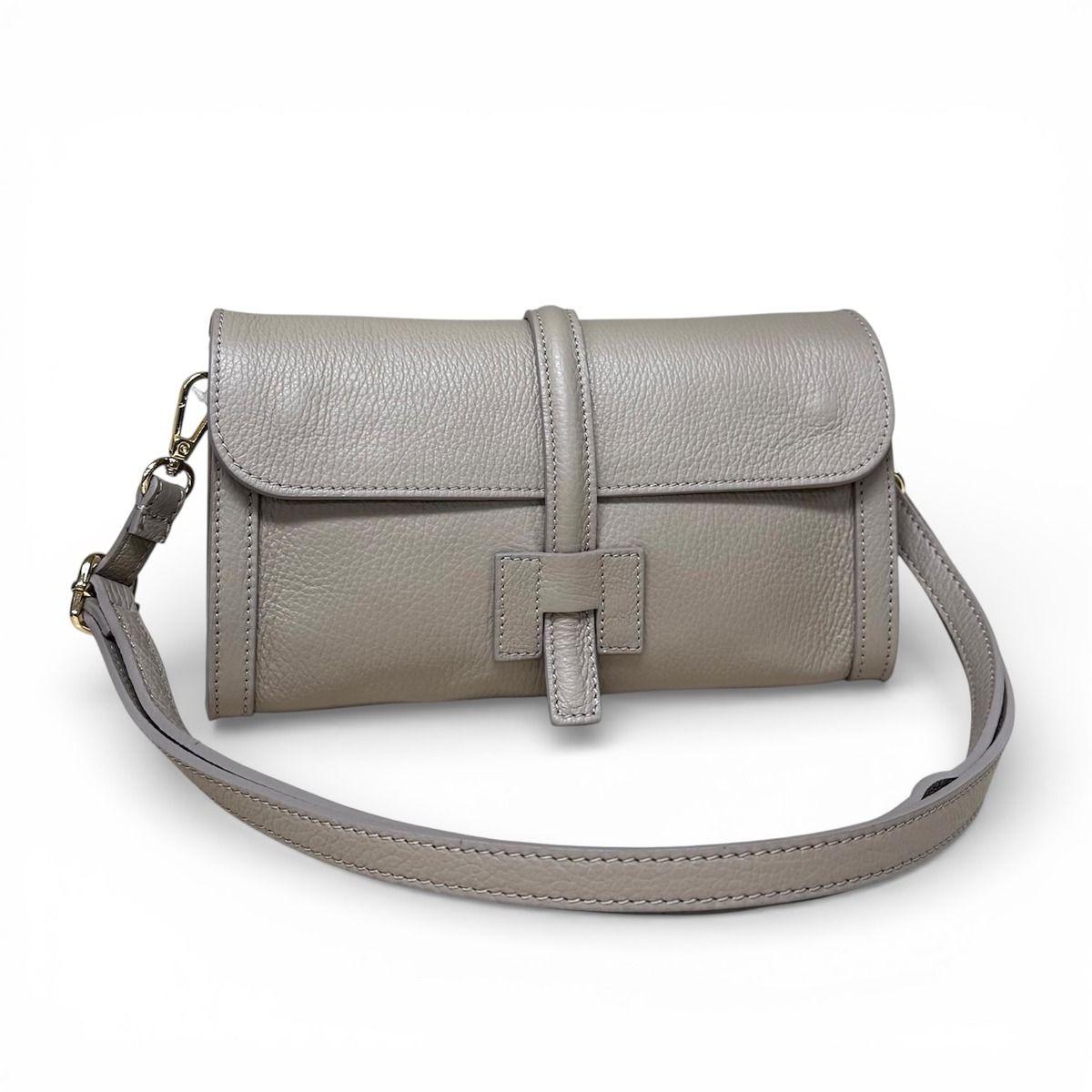 Small leather Bag, Colour: Beige