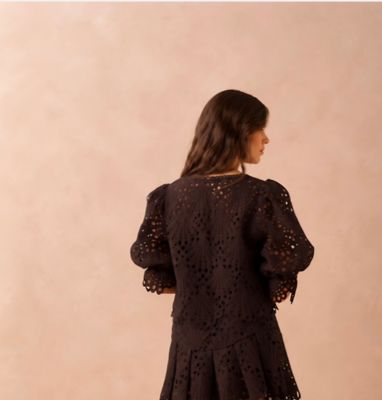 Lace V Neck Blouse