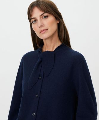 Tie Neck Cardi