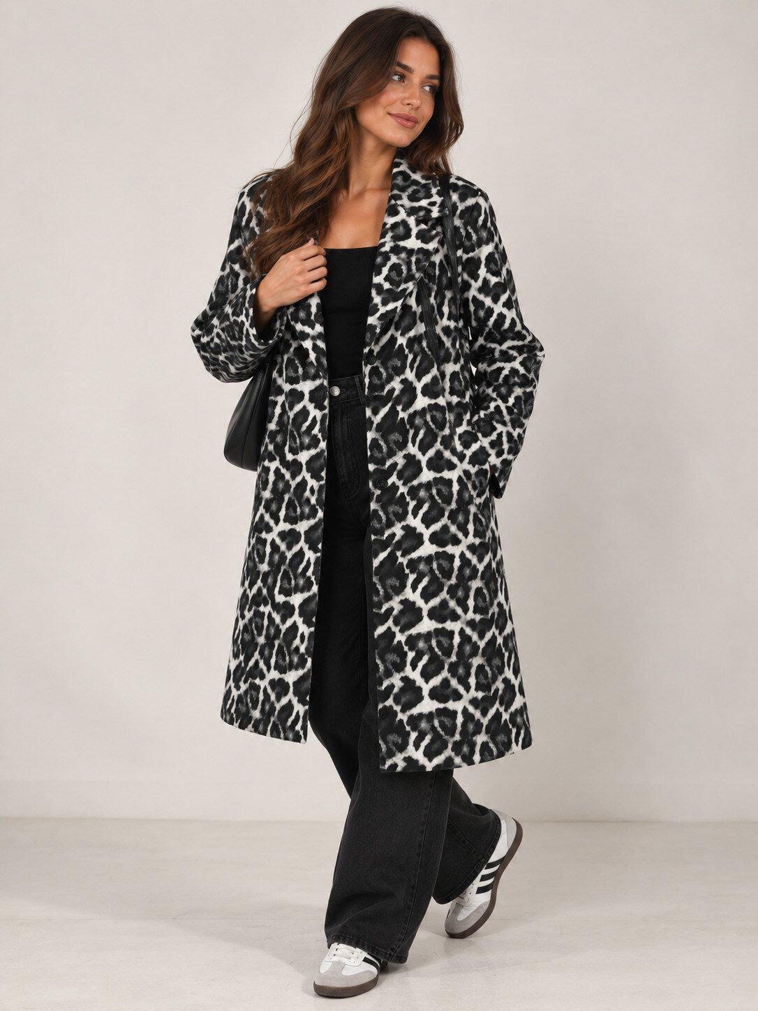 Leo Print Coat