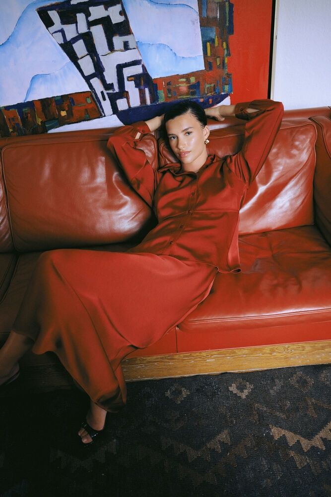 Satin Skirt