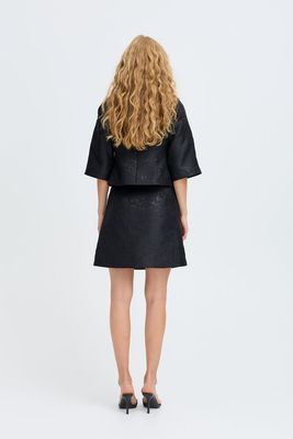 Embossed Short Jacket