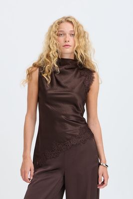Lace Trim Blouse