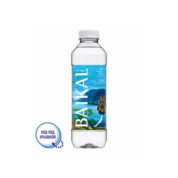 Глубинная байкальская вода BAIKAL430, ПЭТ, 6 шт. по 0,85 л