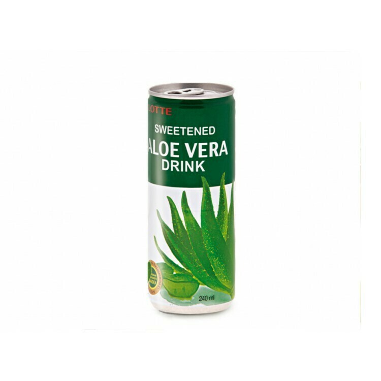 Напиток «Алоэ Вера» негазированный с мякотью алоэ (Lotte Aloe Vera), ЖБ, по 30 шт. по 0,24 л