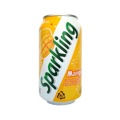 Газированный сокосодержащий напиток SPARKLING Манго, ЖБ, по 24 шт. по 0,35 л