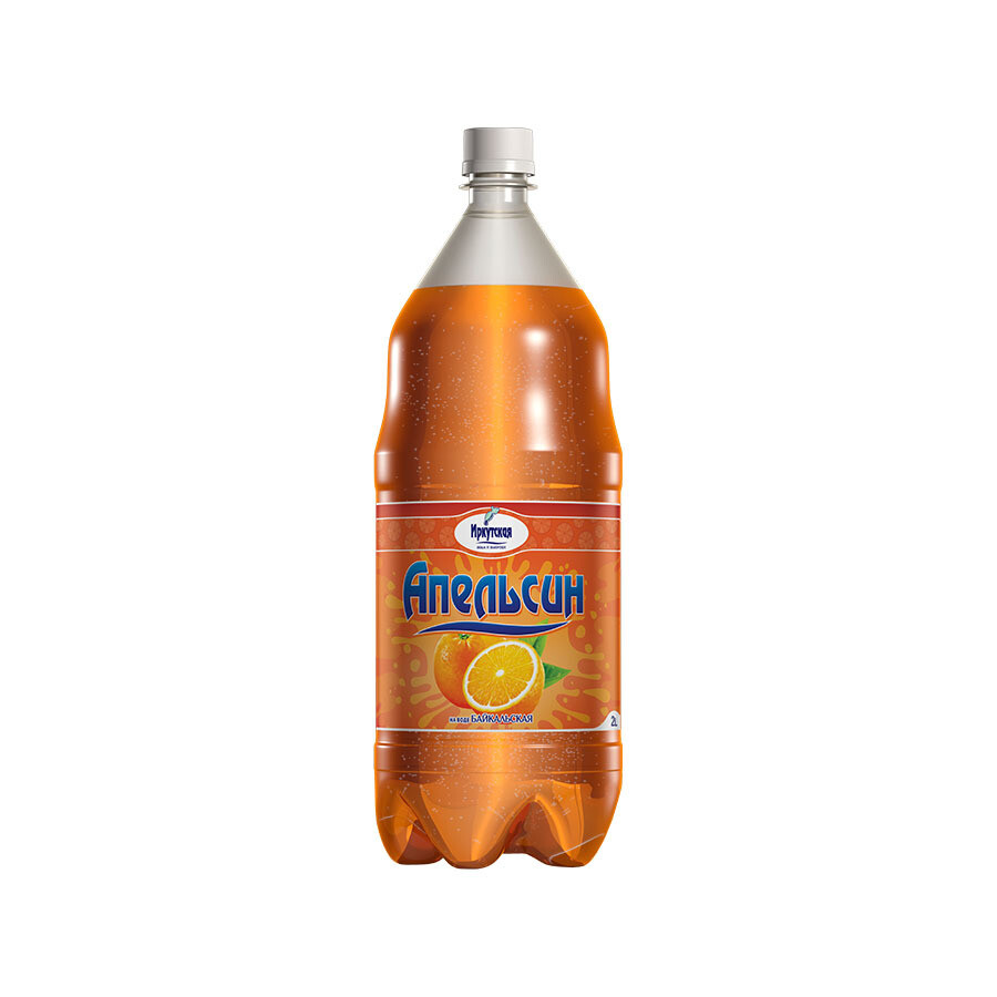 Сильногазированный напиток «Апельсин», ПЭТ, 6 шт. по 2 л