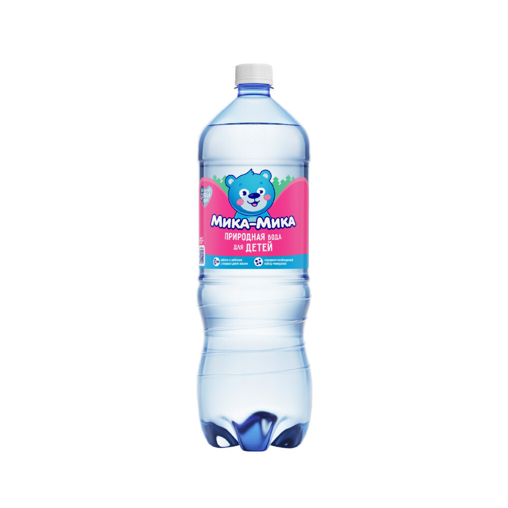 Природная вода для детей «Мика-Мика», ПЭТ, 6шт. по 1,5 л