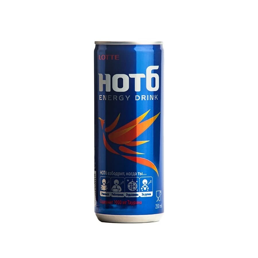 Энергетический напиток HOT6 30шт 0,25 л
