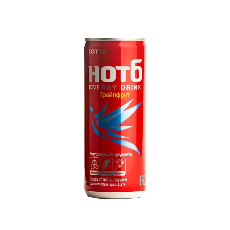 Энергетический напиток HOT6 Grapefruit 30шт 0,25 л