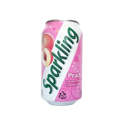 Газированный сокосодержащий напиток SPARKLING Персик, ЖБ, по 24 шт. по 0,35 л