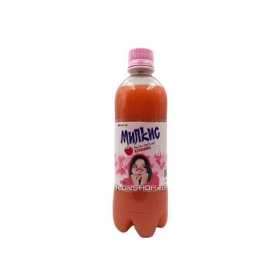 Напиток «Милкис» газированный Клубника(Lotte Milkis), ПЭТ, 20 шт. по 0,5 л