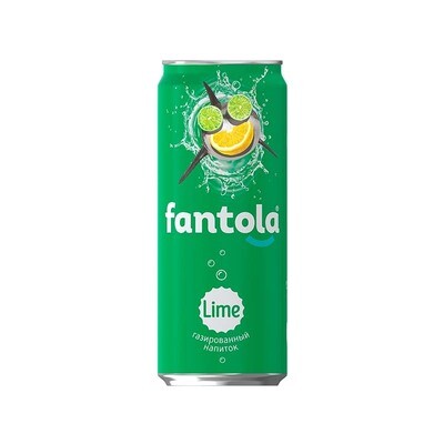 Напиток "Fantola" лайм 0,33 л., ж/б. 12шт