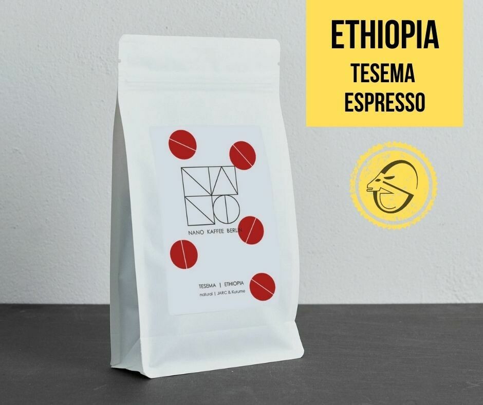 Ethiopia Tesema Cafea de specialitate Nano Kaffee pentru espresso