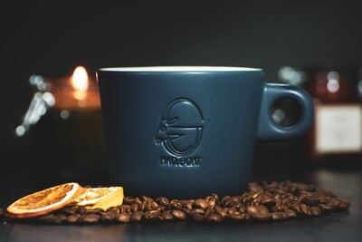 Latte cup (blue)
