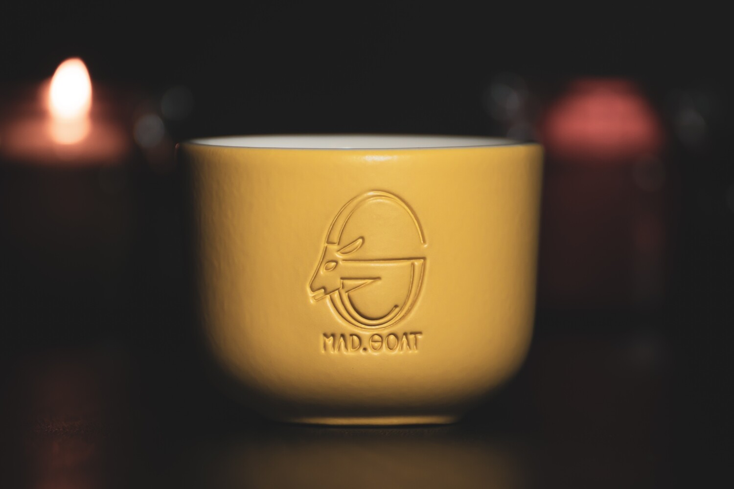 Cappuccino cup (yellow, no handle)