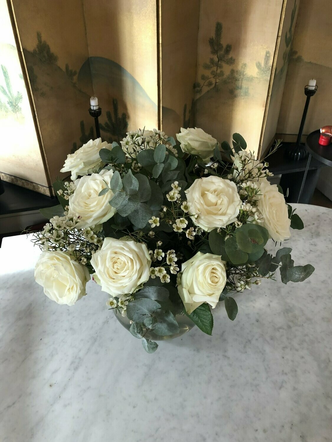 Bouquet à composer soi-même inspiration blanc