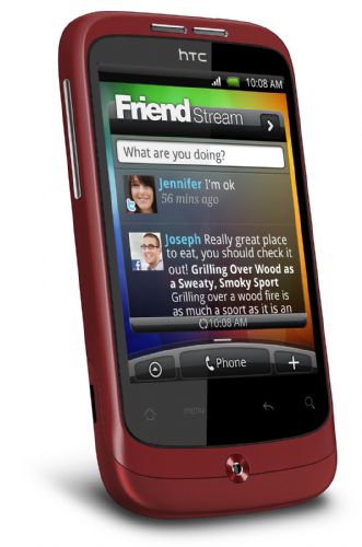 HTC A3333 Wildfire Red (Unlocked Quadband Android) GSM Brand New