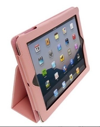 Ipad2 Leather Case with Stand Function Pink Brand New