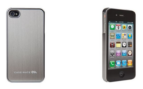 iPhone 4 Barely There - Brushed Aluminum