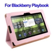 Leather Case with Holder for Blackberry PlayBook (Pink) Free Shipping