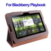 Leather Case with Holder for Blackberry PlayBook (Brown) Free Shipping