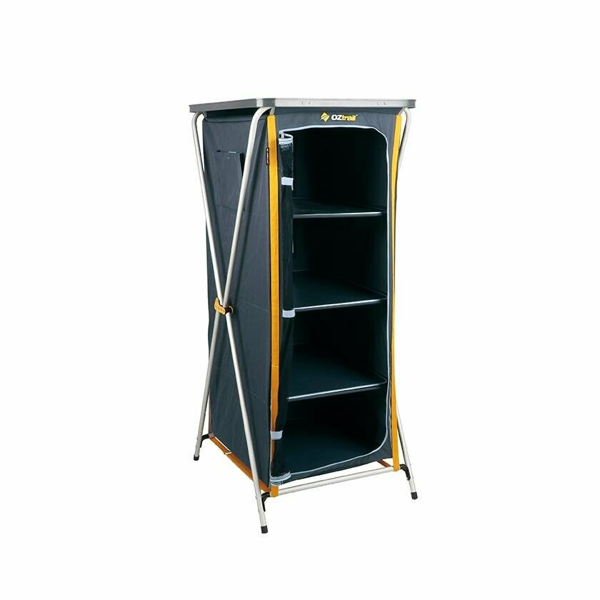 Oztrail Deluxe 4 Shelf Folding Cupboard