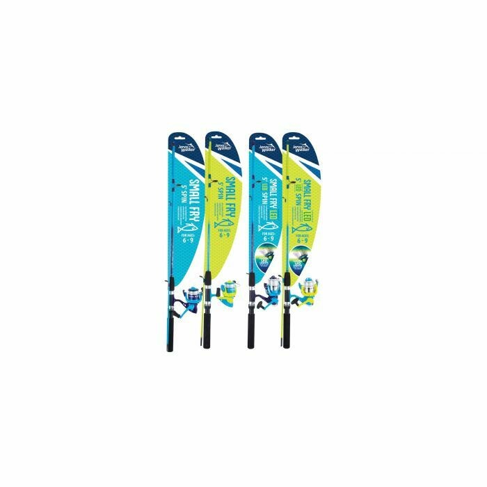 Jarvis Walker Small Fry 5’ 6” 2pc 2-4kg kids spin rod with Small Fry 2000 reel