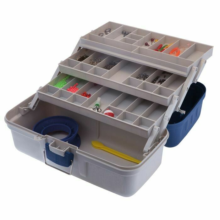 Jarvis Walker 500pc 3 tray tackle box