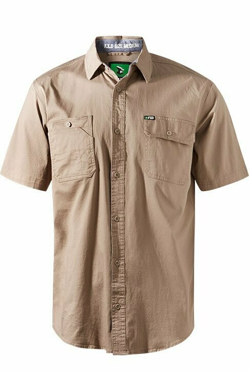 FXD SSH-1 Stretch Work Shirt, Colour: Kahki