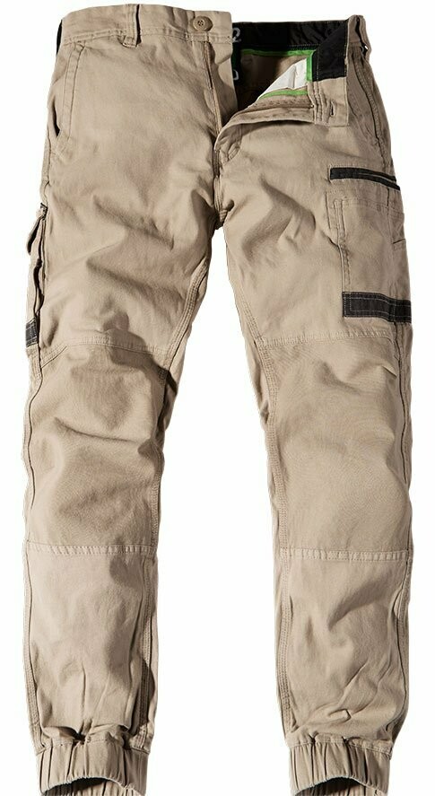 FXD WP-4 Stretch Work Pant With Cuff, Colour: Khaki