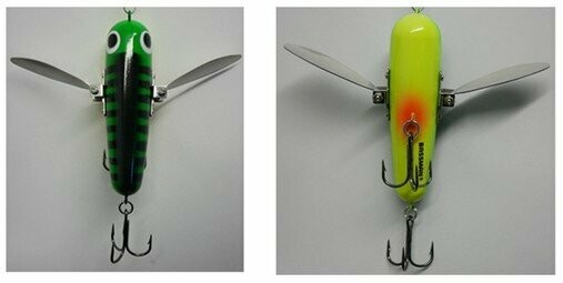 Bassman Aussie Crawler 120mm Surface Lure, Colour: Fire Tiger