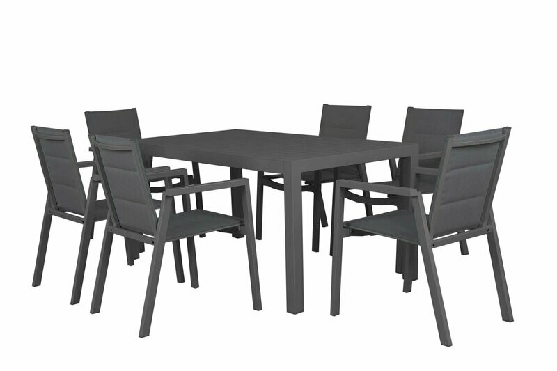 Matzo Aluminium Dining Table