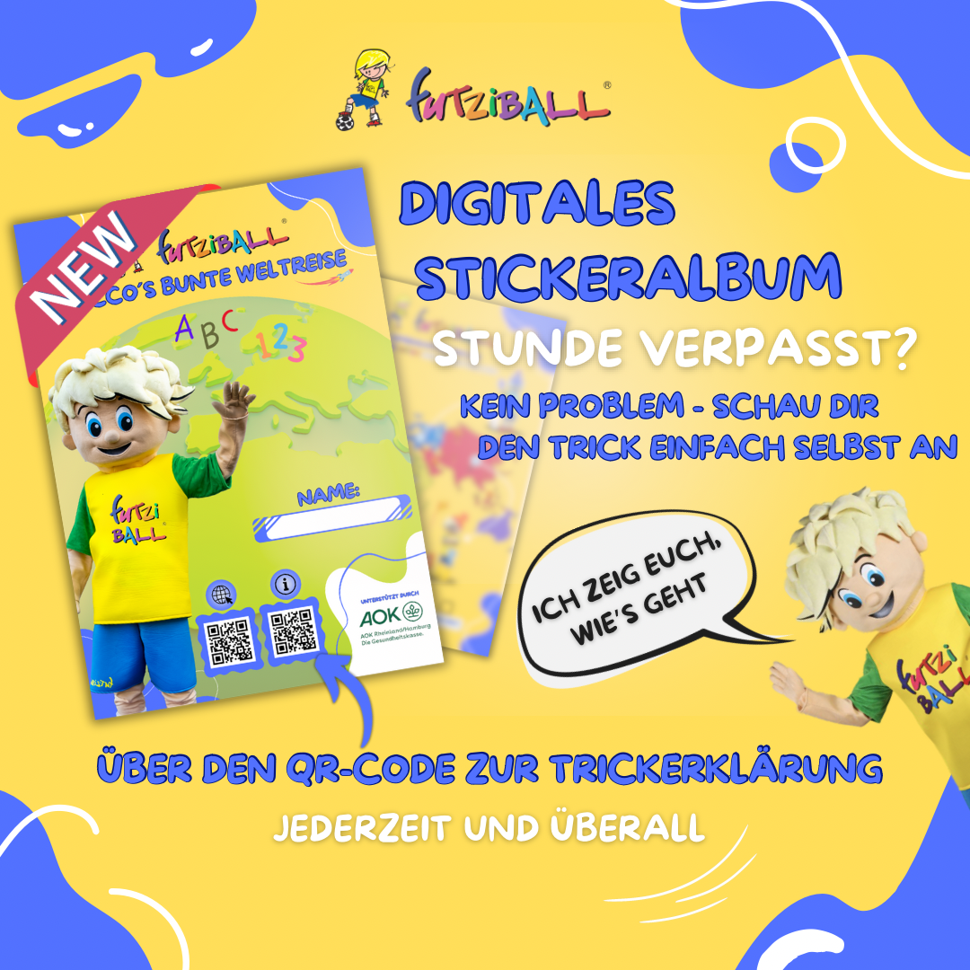 Digitales Futziball-Stickeralbum (Eltern-Kind-Vereinsangebot)