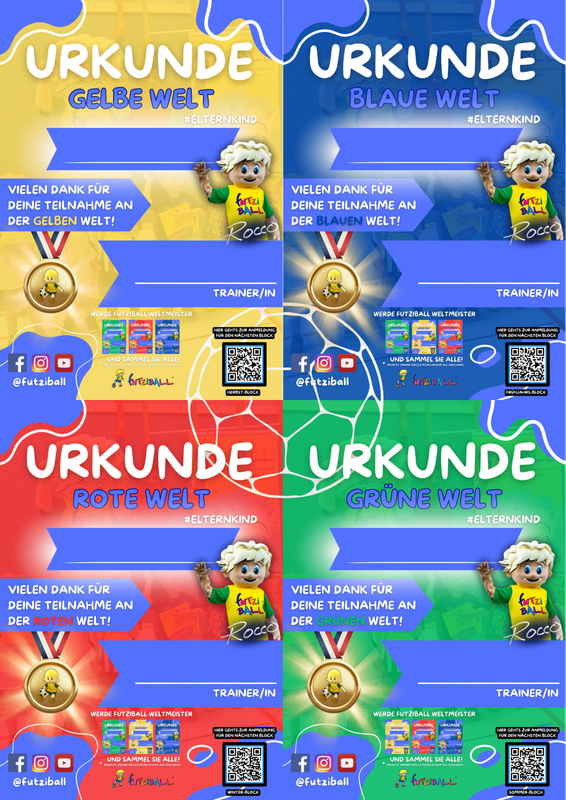 Futziball ElternKind-Urkunde (1,00€/Stk.) (inkl. Versand)