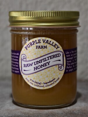 Honey - Raw Unfiltered Honey - PVF