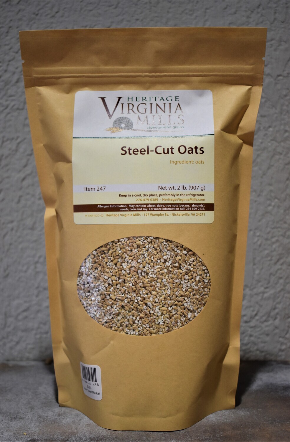 Oats - Steel Cut - VA Mills