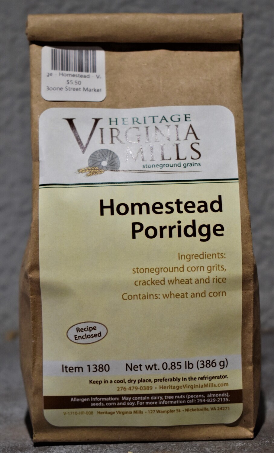 Porridge - Homestead - VA Mills