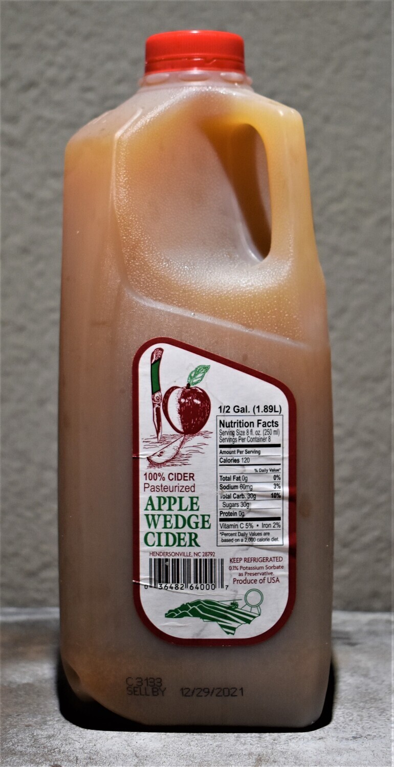 Apple Cider - Half Gallon - SC