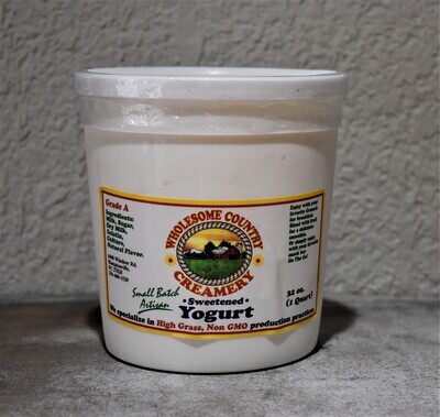 Yogurt - Sweetened/Vanilla 32 oz - WCC